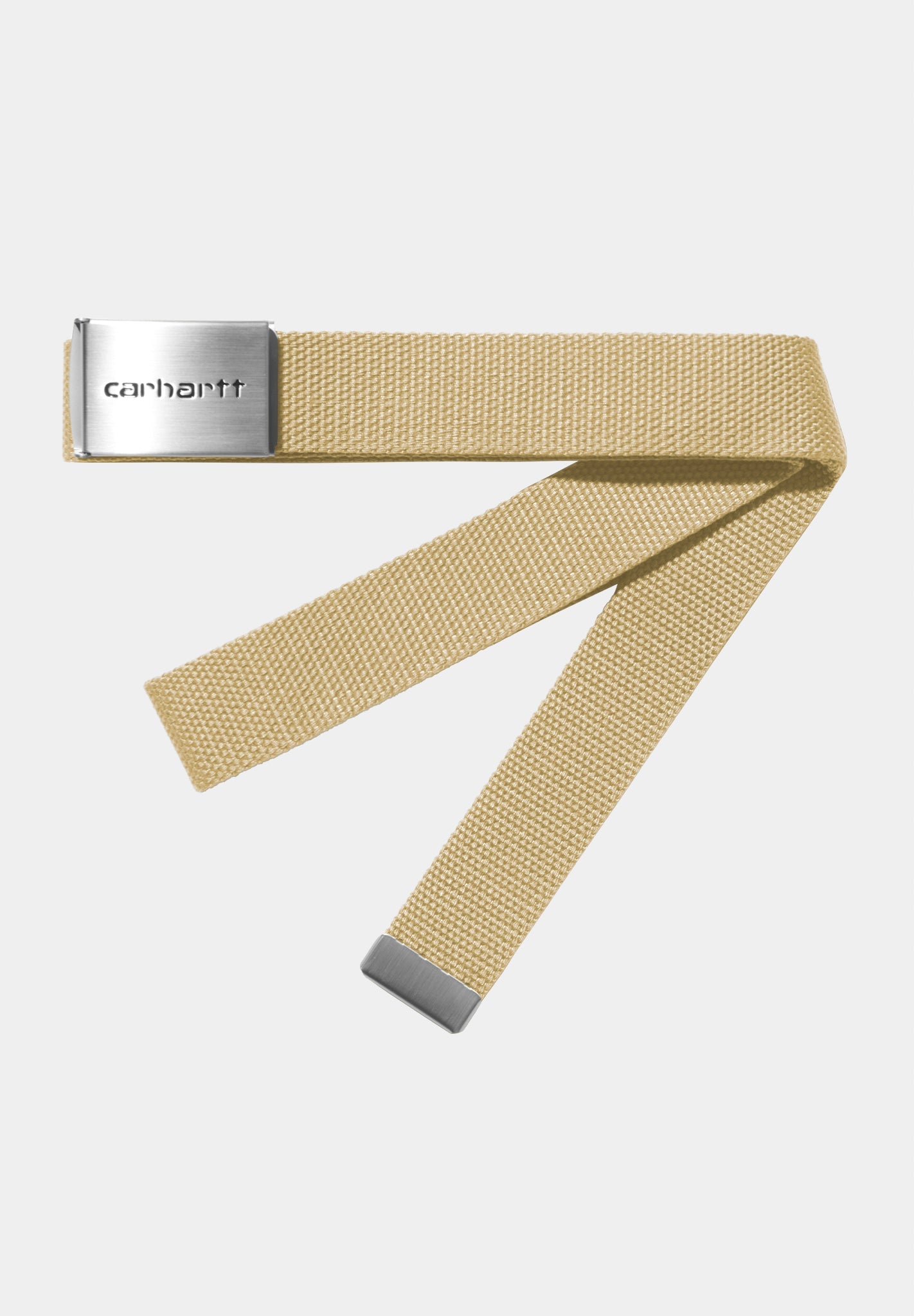 CARHARTT WIP - Clip Belt Chrome - BACKYARD