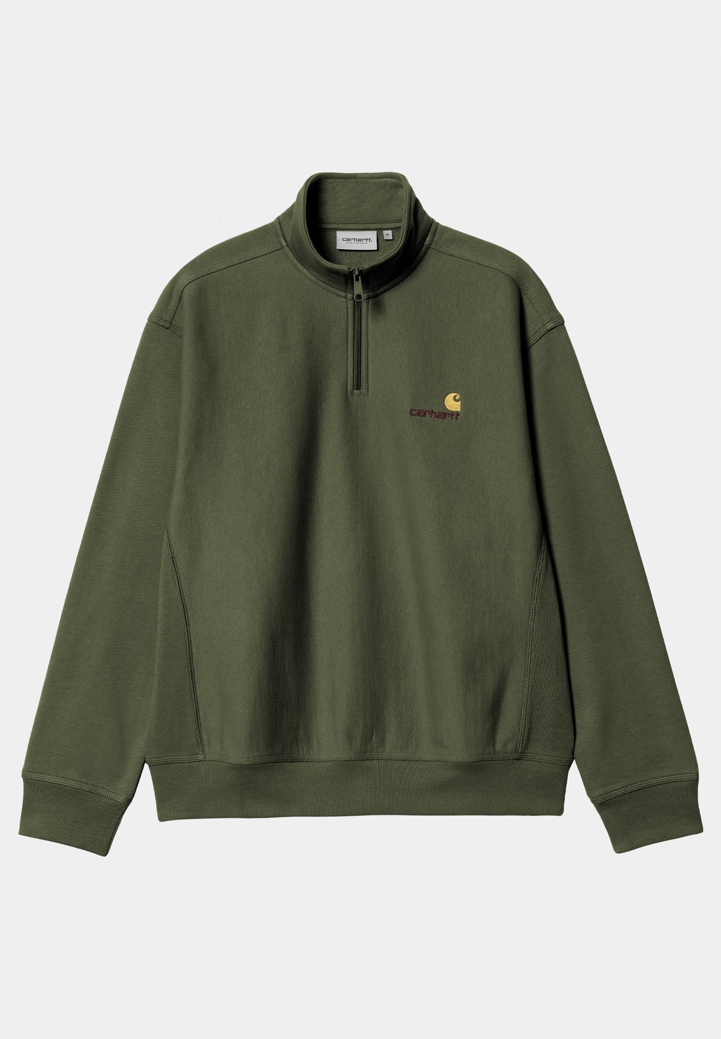 CARHARTT WIP - Half Zip American Script Sweat - BACKYARD