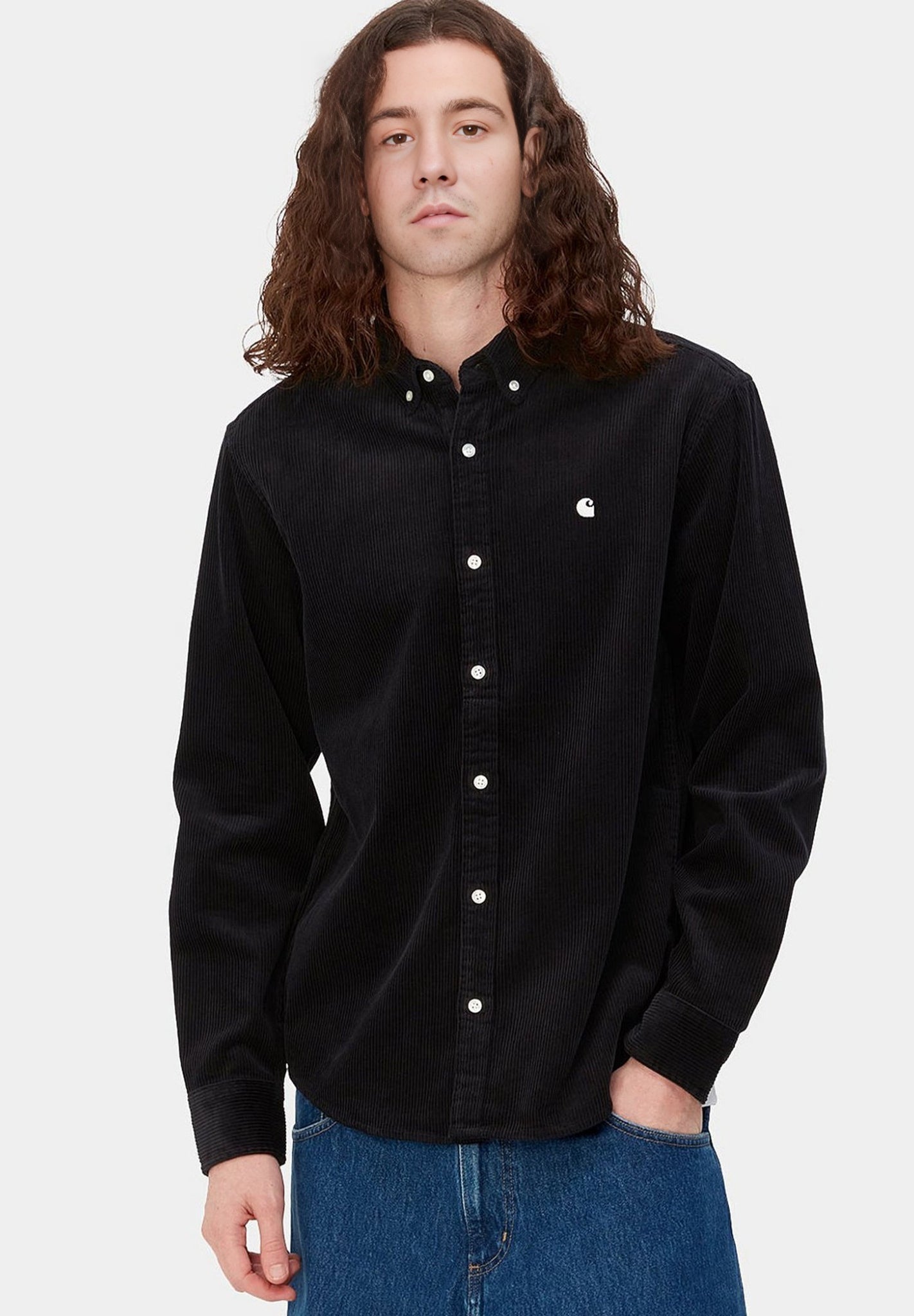 CARHARTT WIP - L/S Madison Fine Cord Shirt - BACKYARD