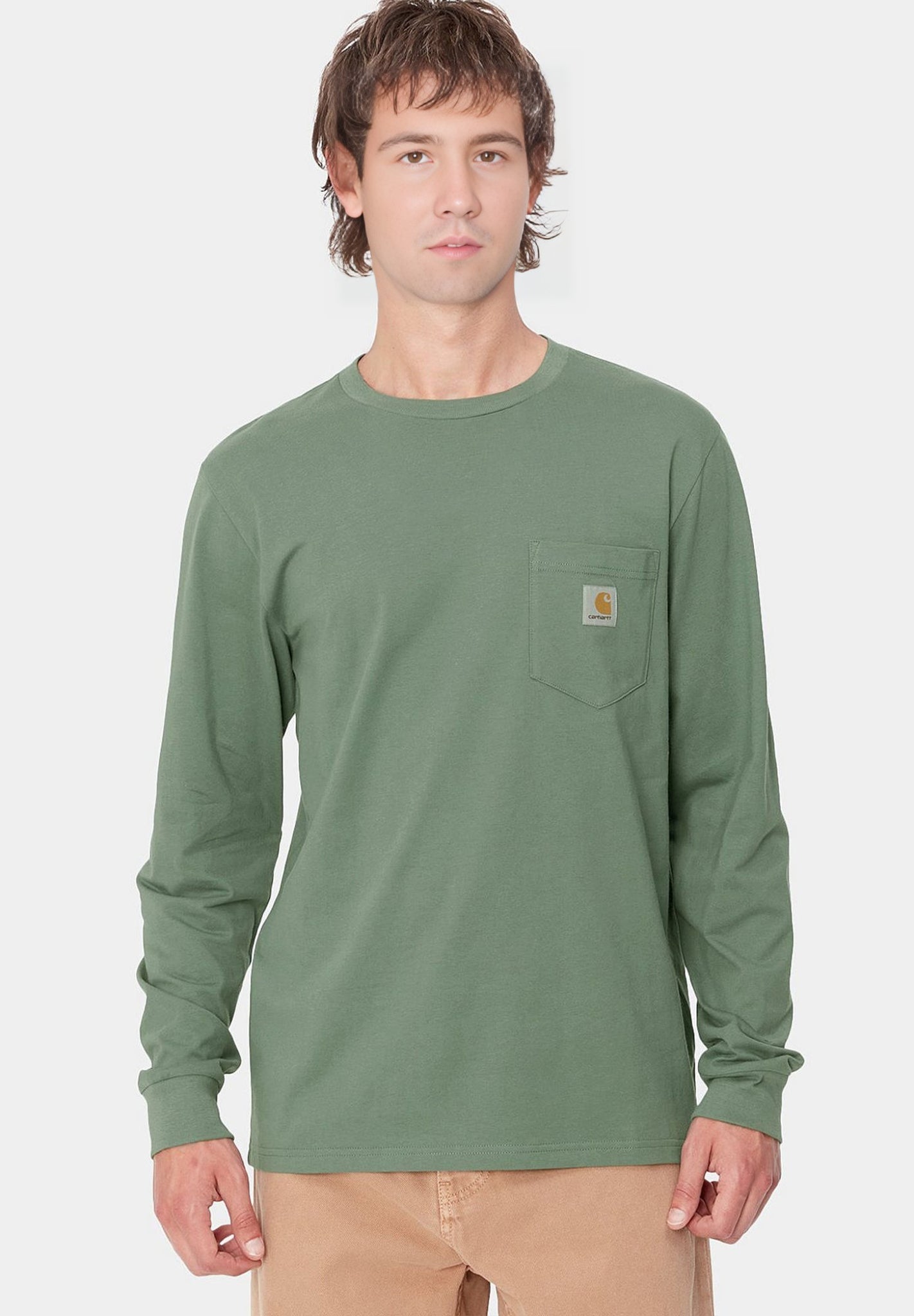 CARHARTT WIP - L/S Pocket T-Shirt - BACKYARD