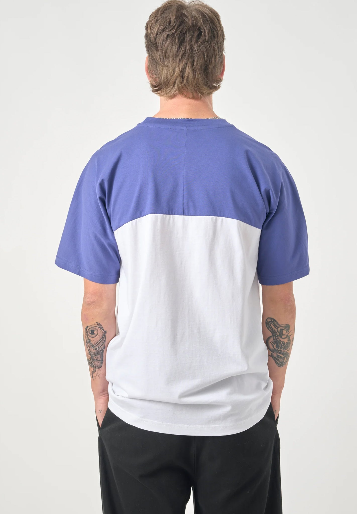 CLEPTOMANICX - Ligull College Boxy Tee - BACKYARD