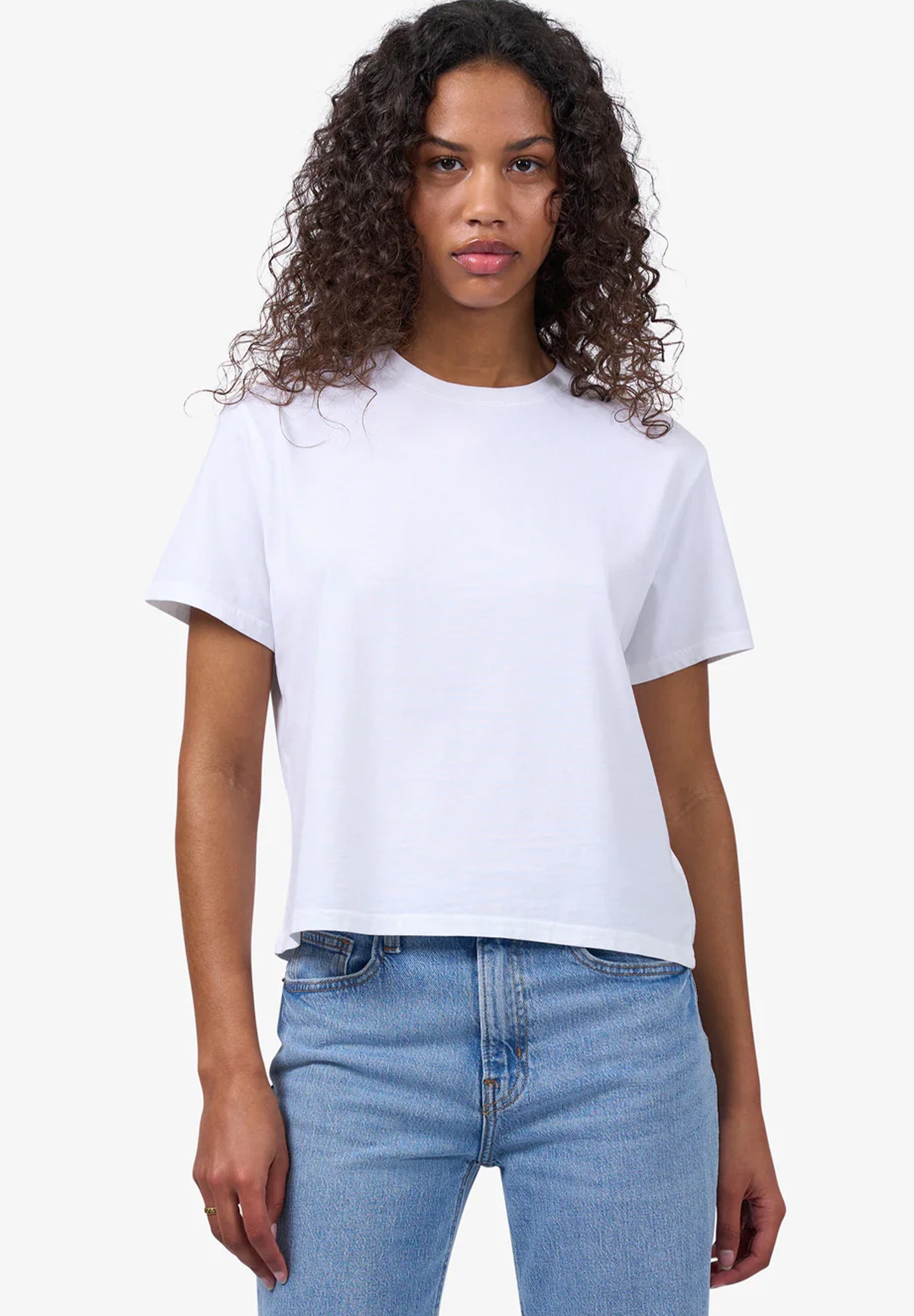 COLORFUL STANDARD - Organic Boxy Crop Tee - BACKYARD