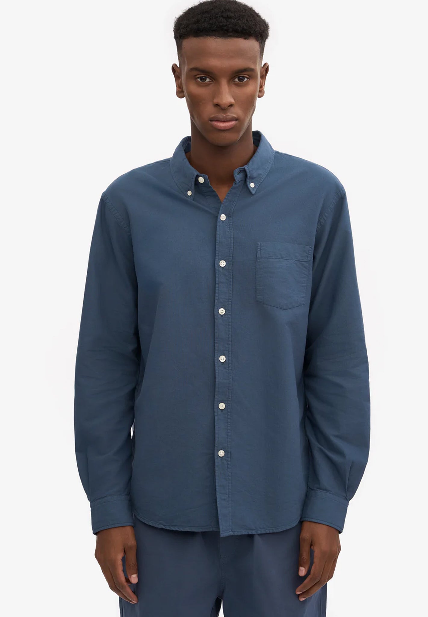 COLORFUL STANDARD - Organic Button Down Shirt - BACKYARD