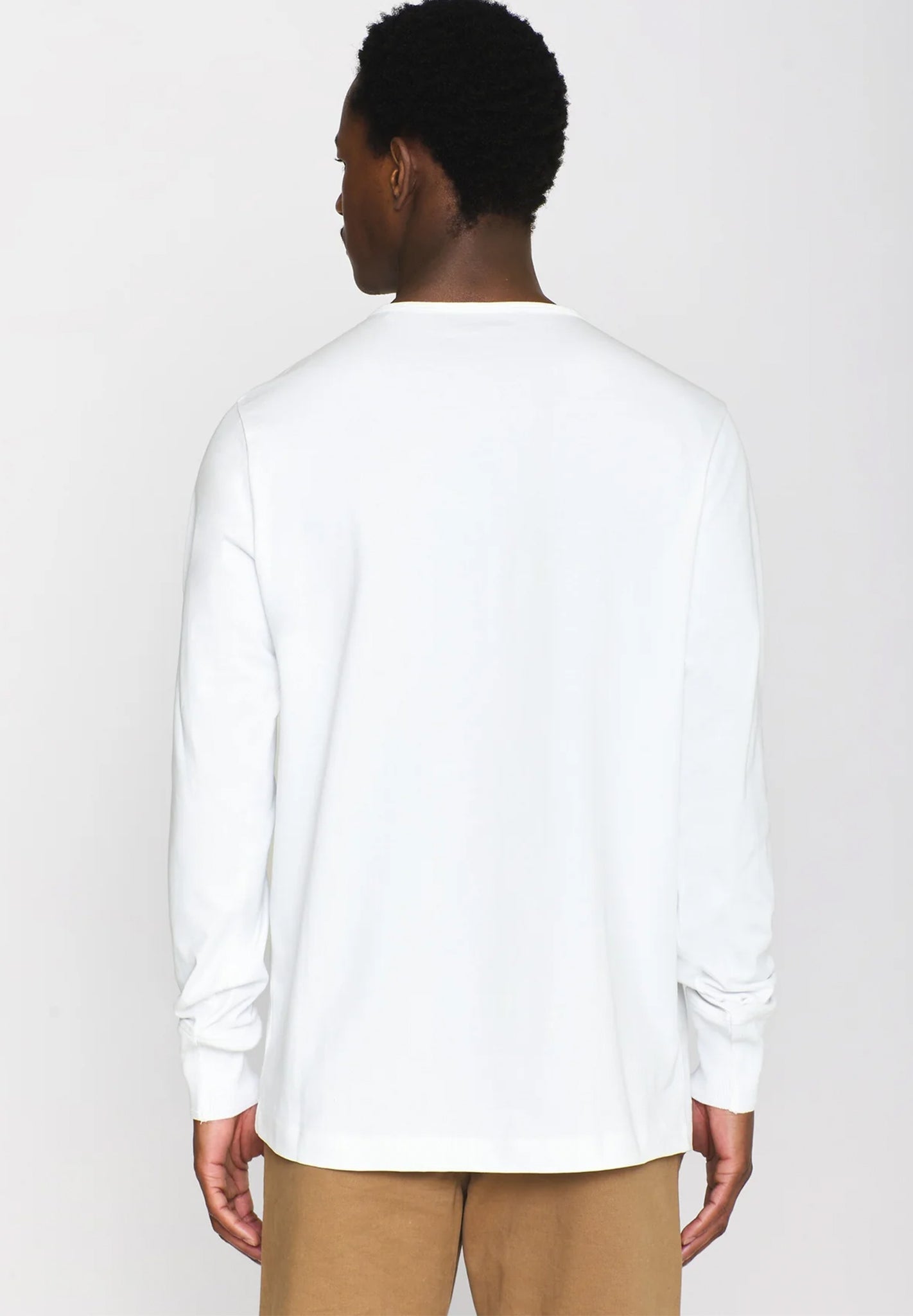 Knowledge Cotton - BO Long Sleeve Henley - BACKYARD