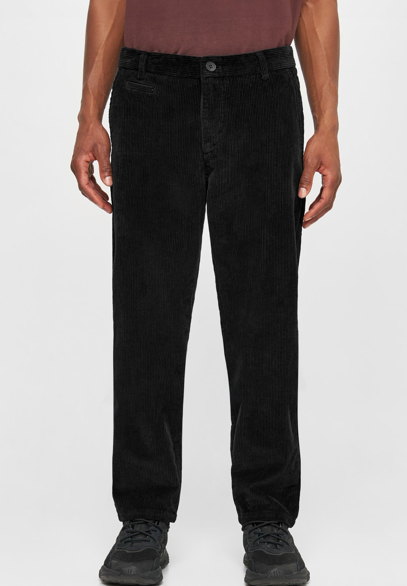 Knowledge Cotton - Chuck Regular Cord Chino Pants - BACKYARD