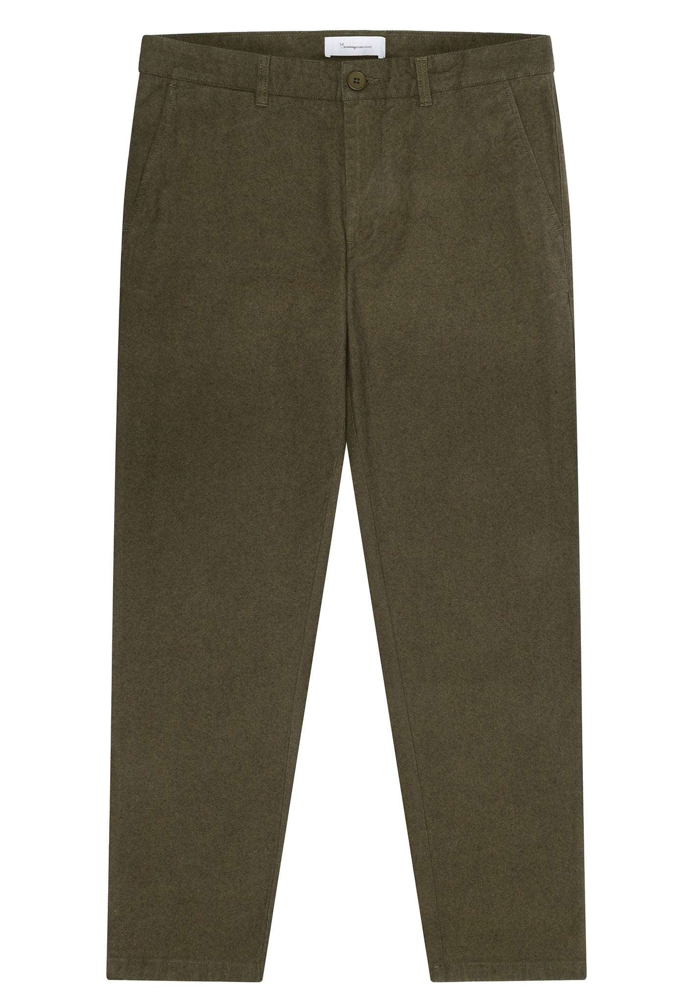 Knowledge Cotton - Chuck Regular Flannel Chino Pants - BACKYARD