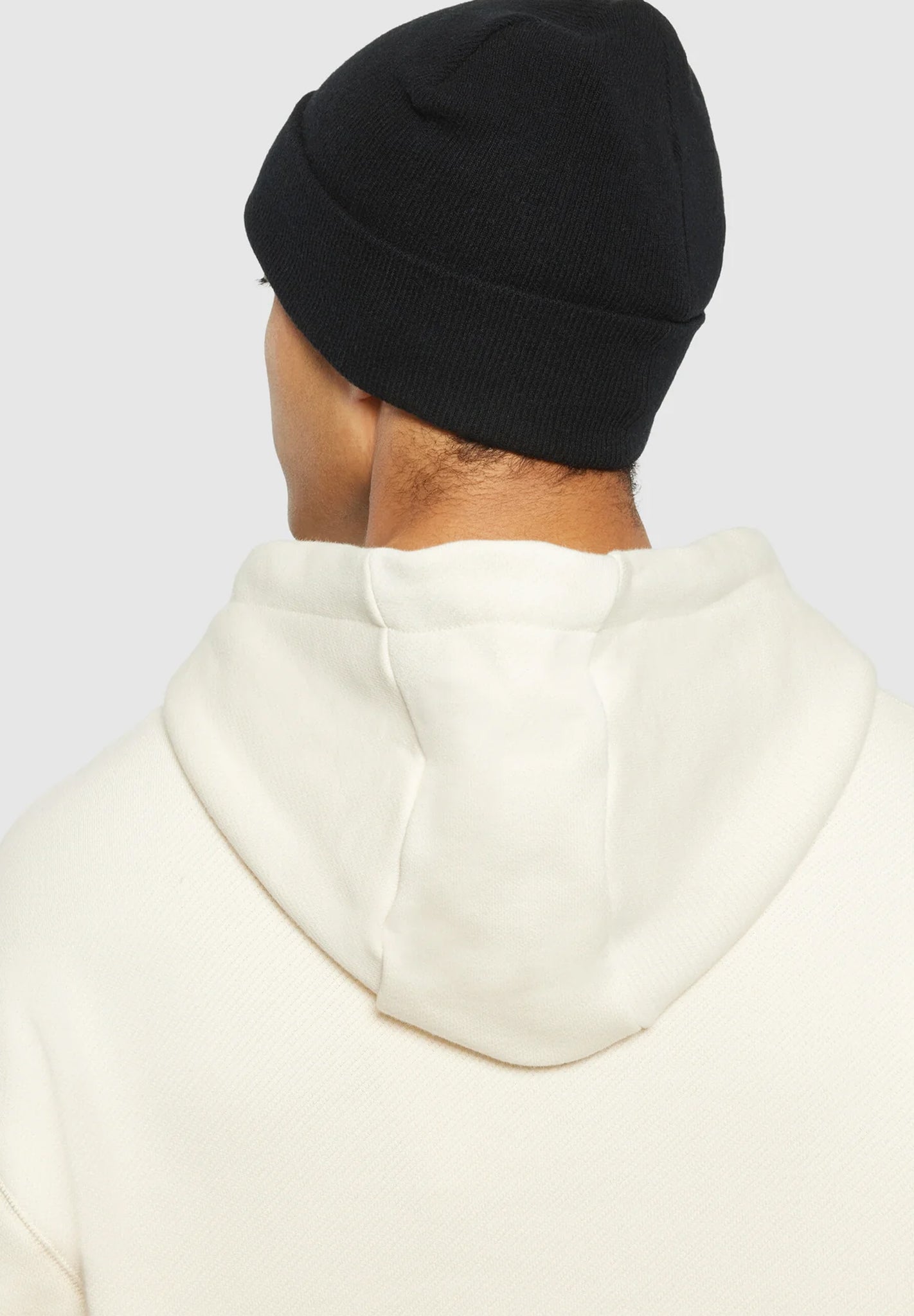 KNOWLEDGE COTTON - Double Layer Rib Wool Beanie - BACKYARD