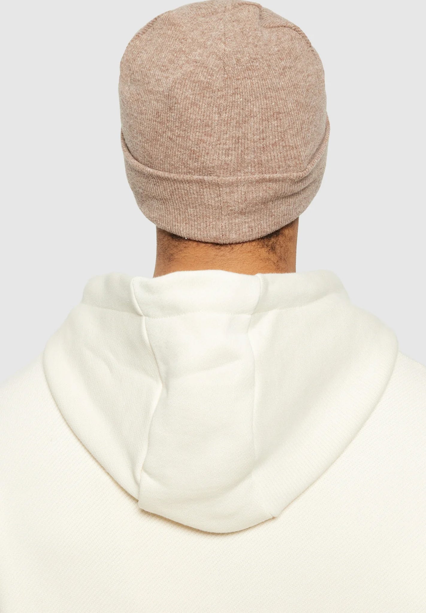 KNOWLEDGE COTTON - Double Layer Rib Wool Beanie - BACKYARD