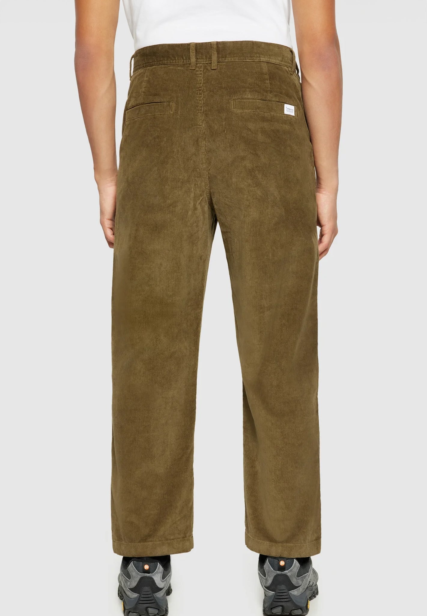 Knowledge Cotton - Flint Wide Cord Chino Pants - BACKYARD