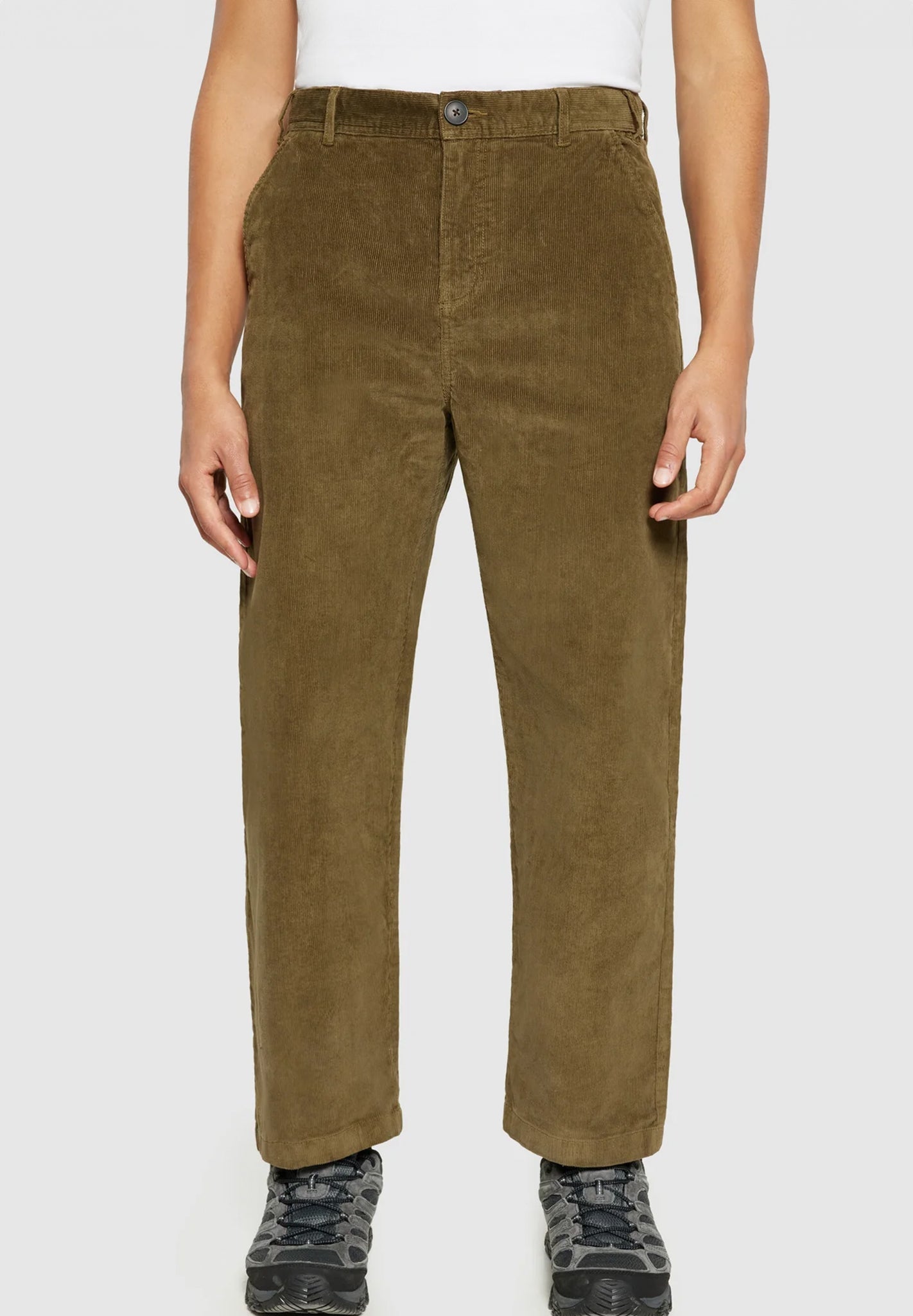 Knowledge Cotton - Flint Wide Cord Chino Pants - BACKYARD