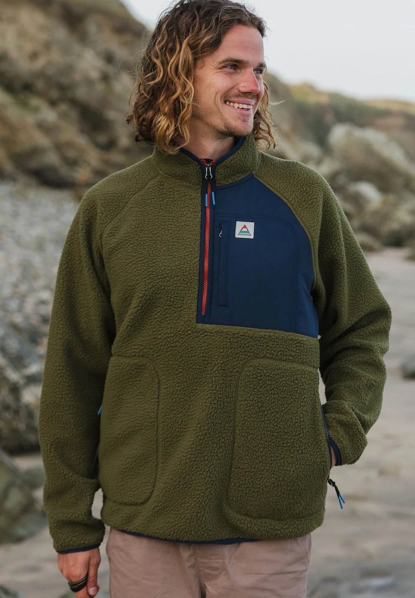 PASSENGER - Offgrid 2.0 1/2 Zip Recycled Sherpa - Fleece - BACKYARD