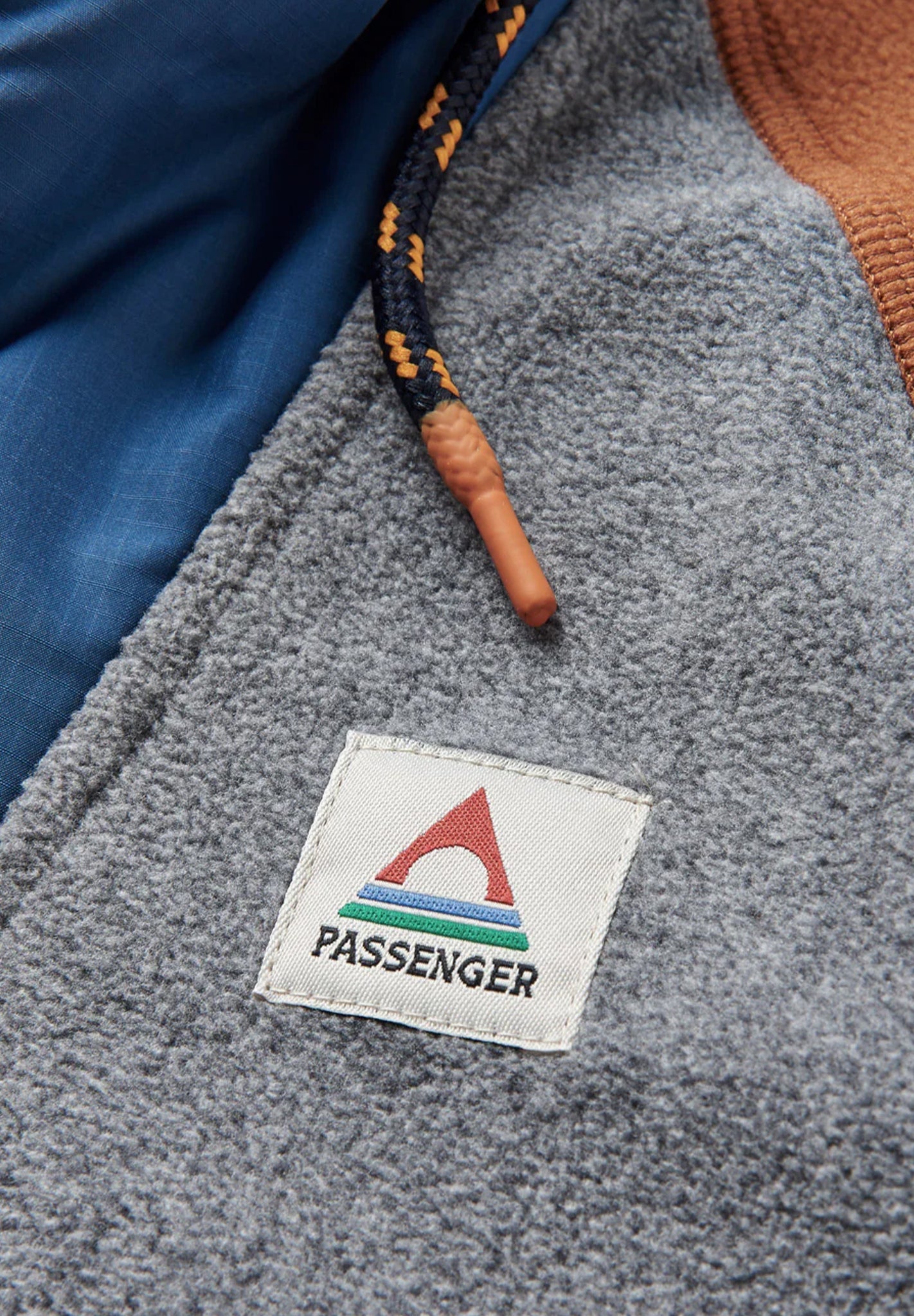 PASSENGER - Woodland Hooded 1/2 Zip Recycled Polar Fleece - BACKYARD