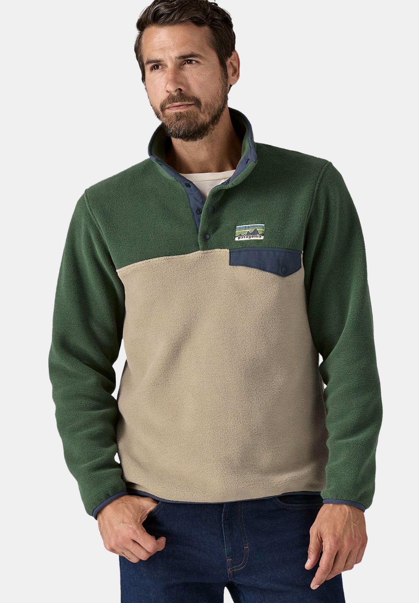 PATAGONIA - Men's Lightweight Synchilla Snap - T Pullover - BACKYARD