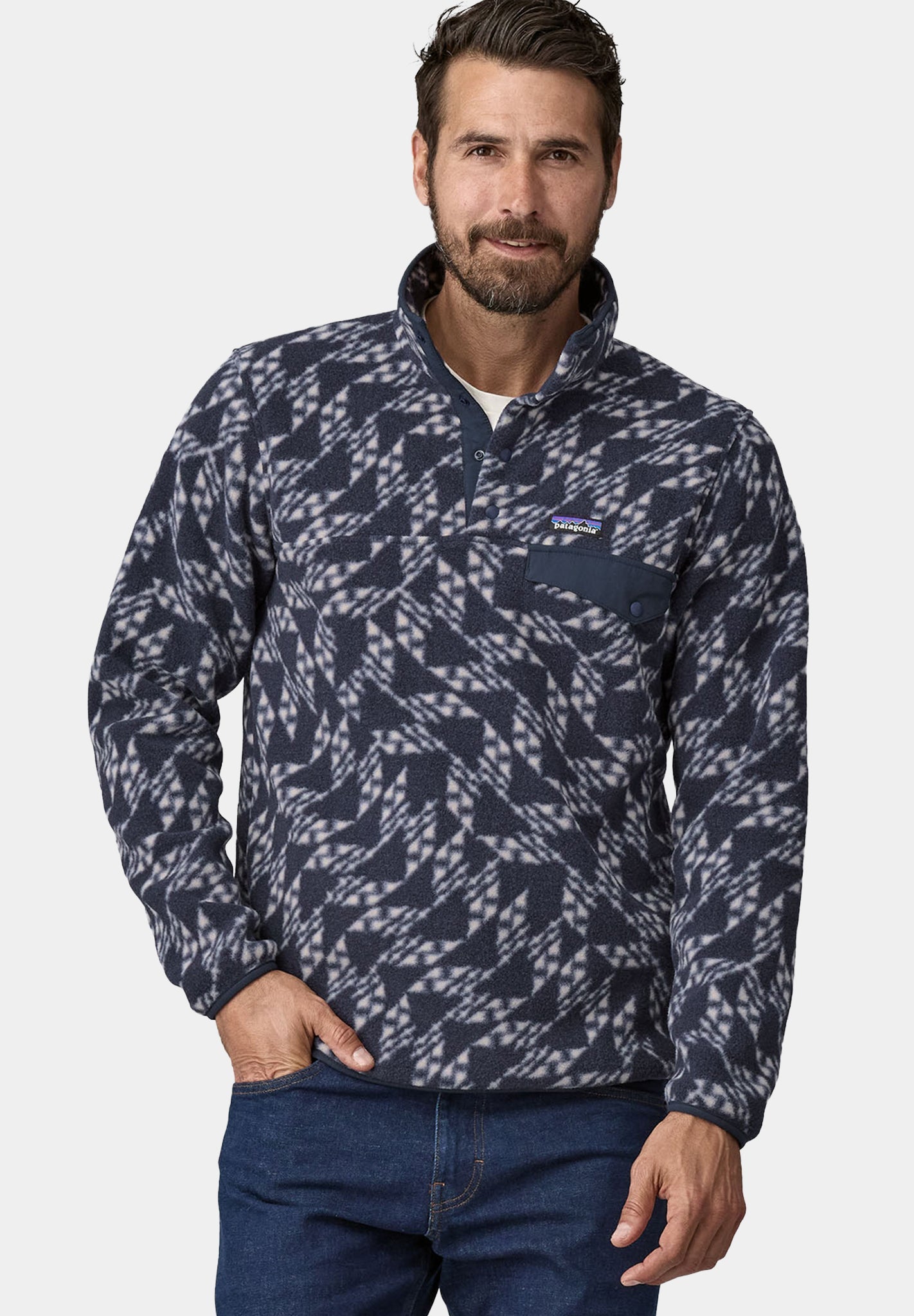 PATAGONIA - M's LW Synch Snap - T P/O - BACKYARD