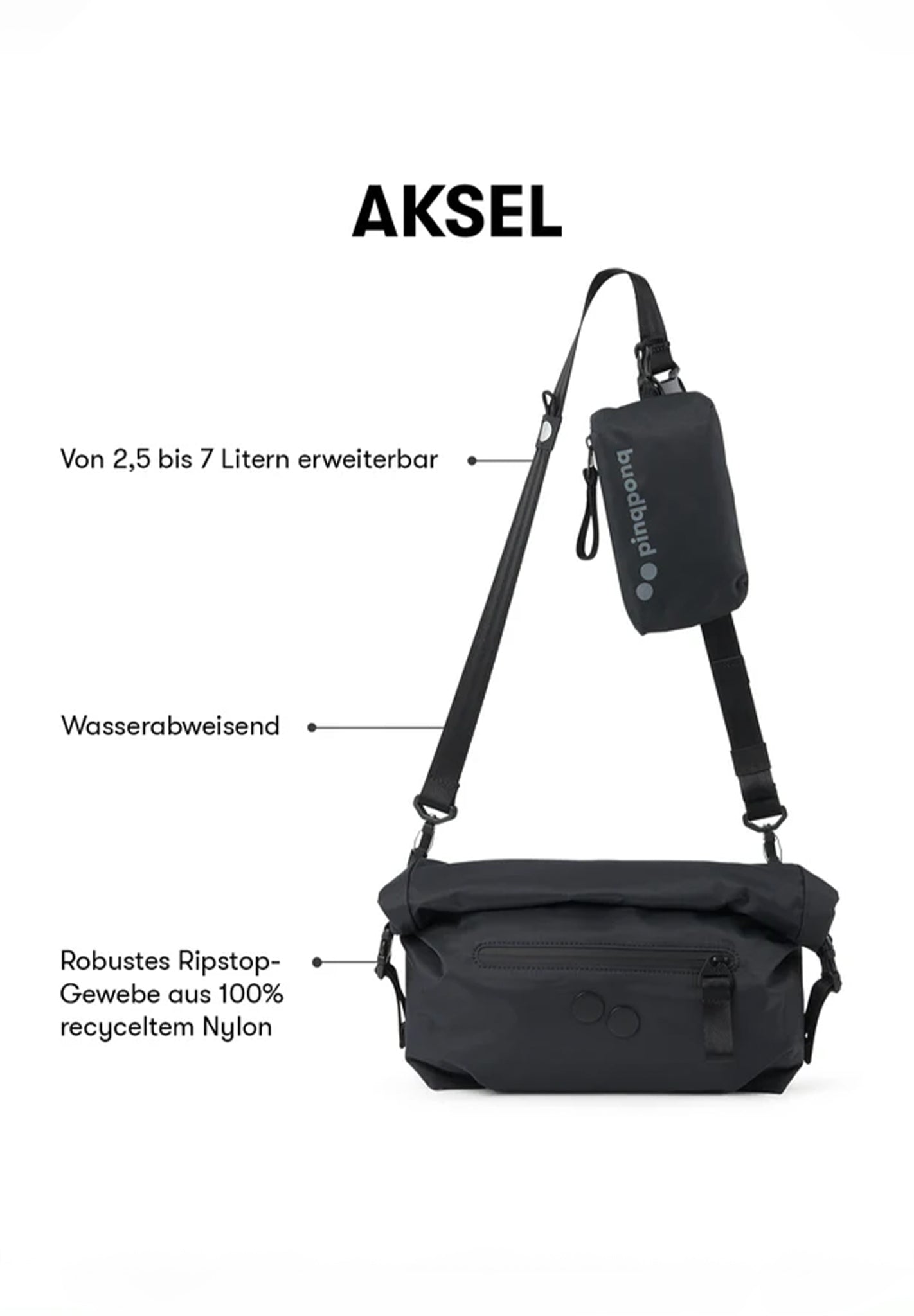 PINQPONQ-Aksel Hipbag - BACKYARD