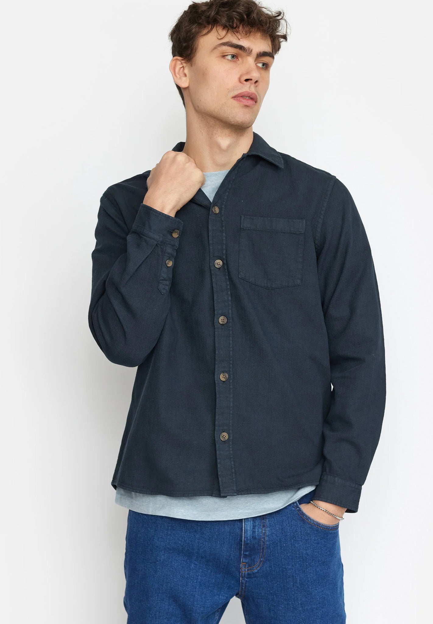 REVOLUTION - 3997 Casual Overshirt - BACKYARD