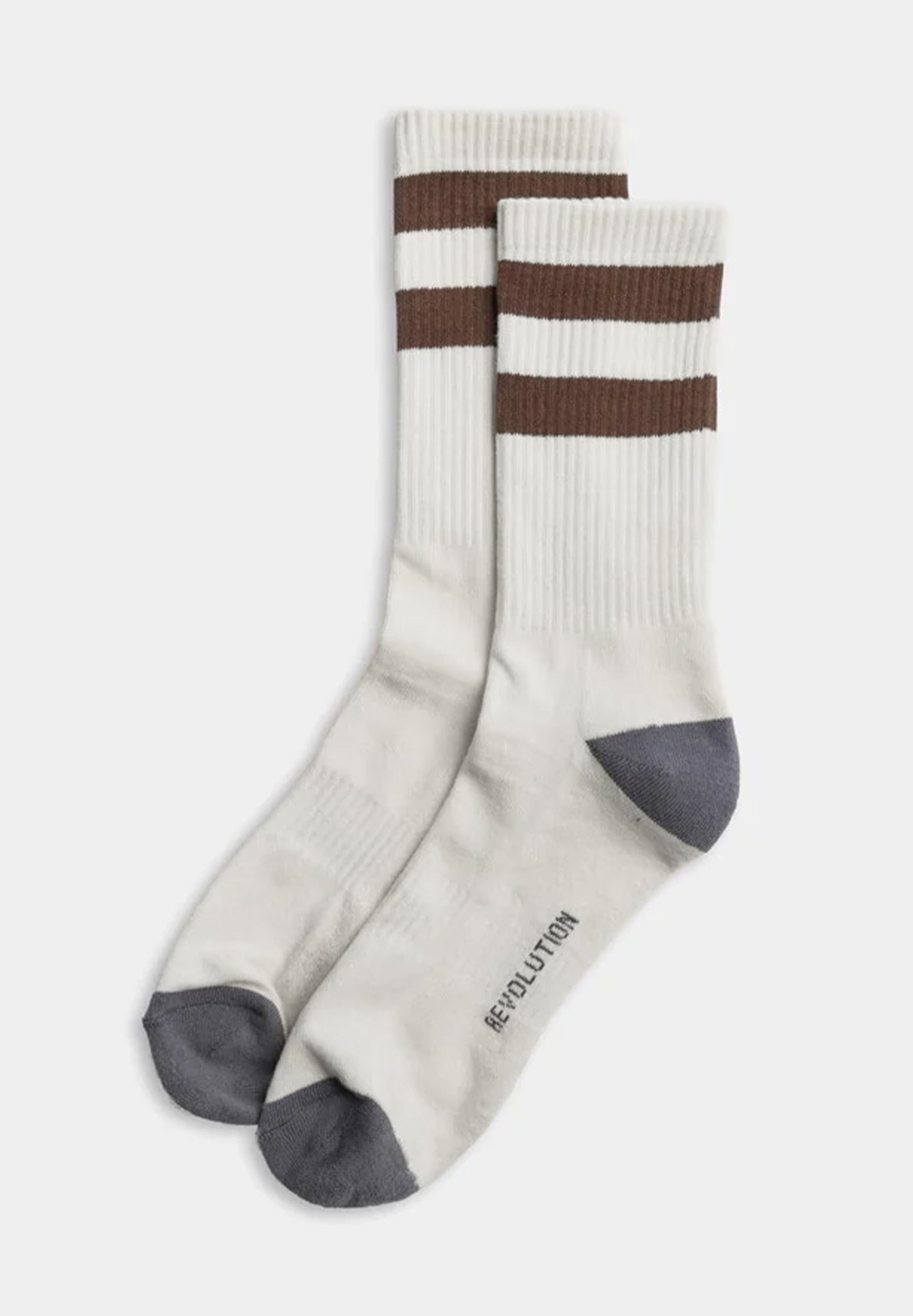 REVOLUTION - 8906 Jacquard Crew Socks - BACKYARD