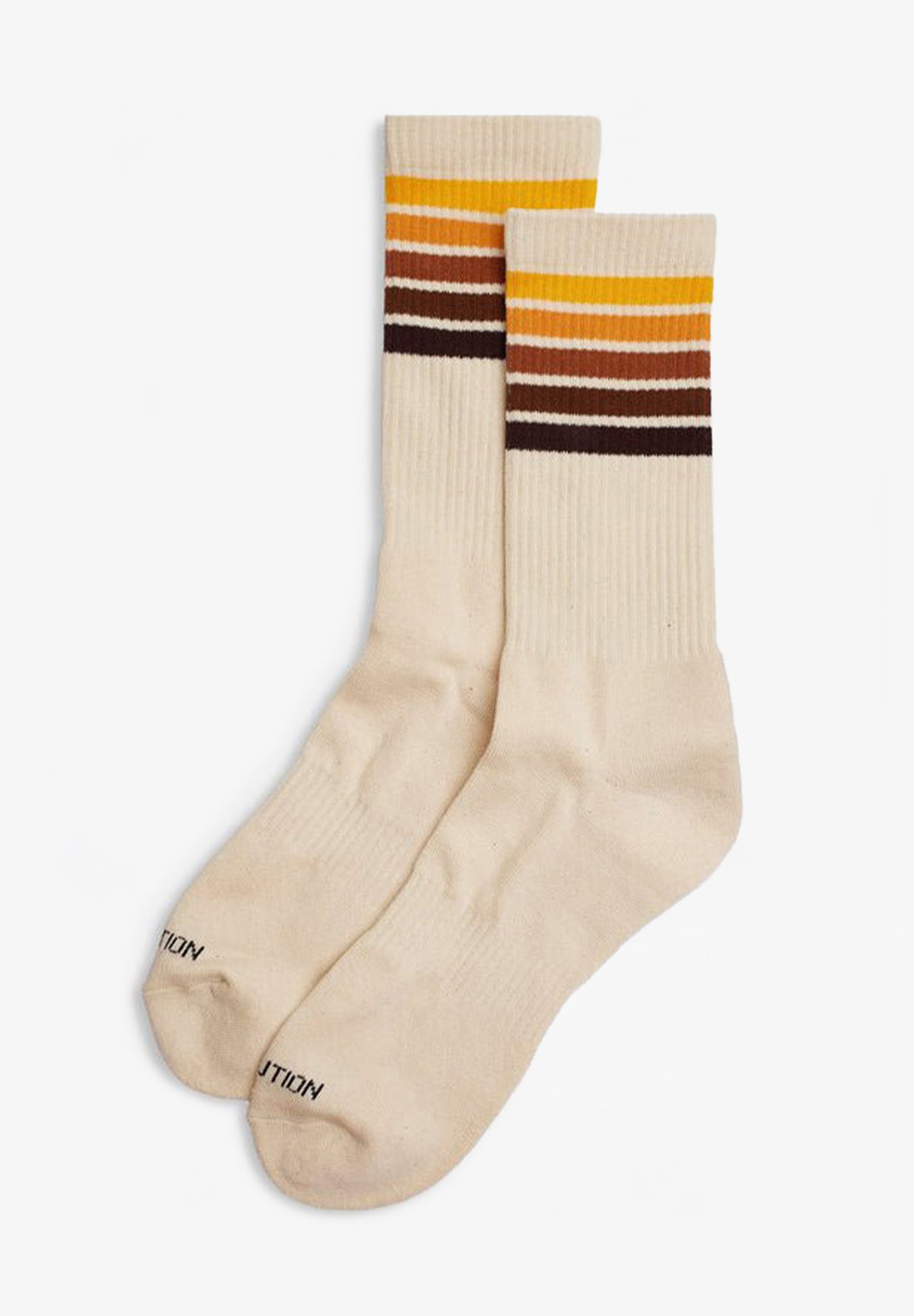 8908 Jacquard Crew Socks