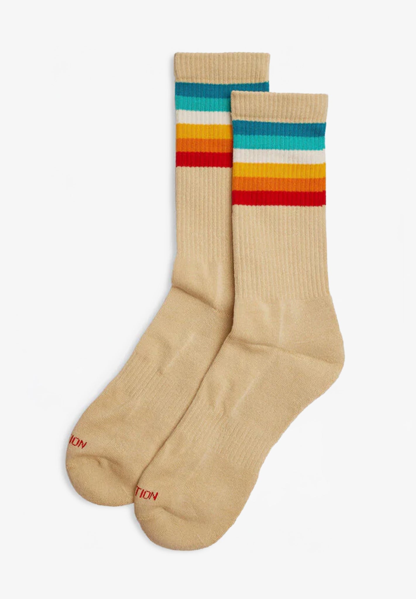 REVOLUTION - 8914 Jacquard Crew Socks - BACKYARD