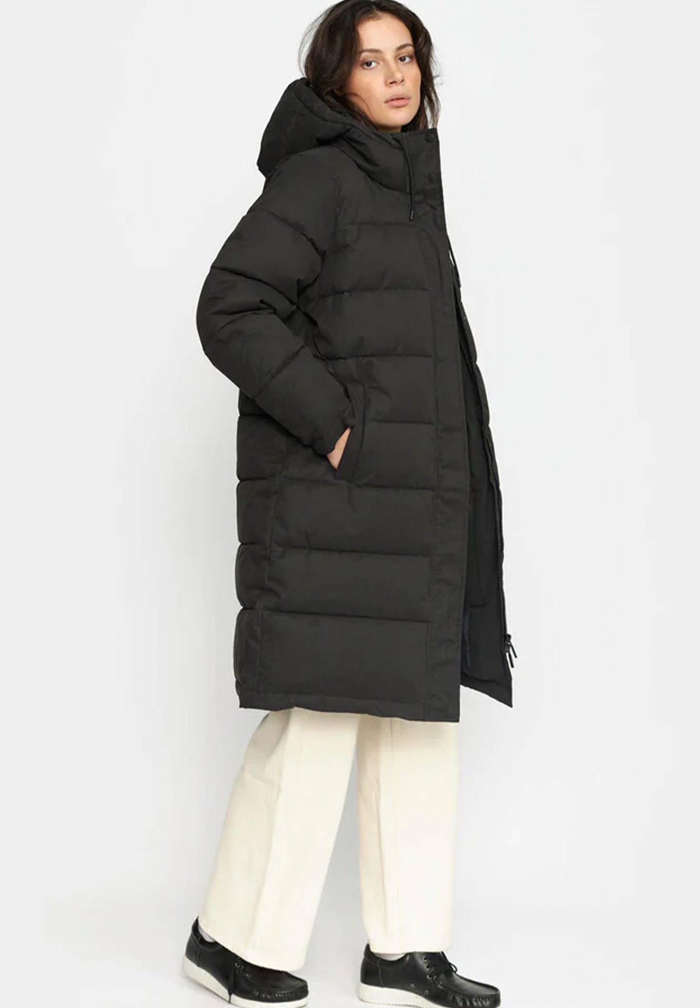 SELFHOOD - Hooded Puffer Coat - BACKYARD