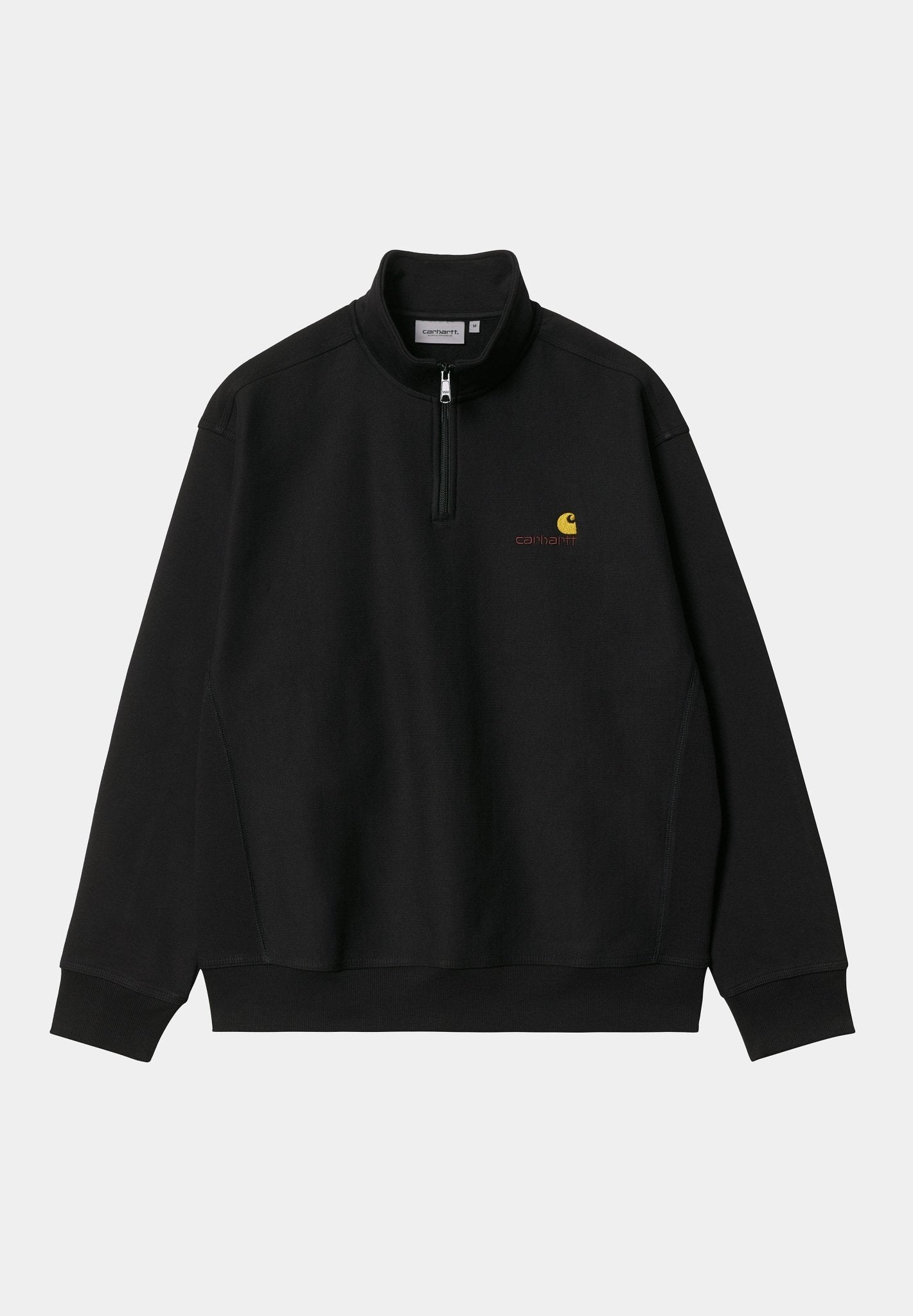 CARHARTT WIP-Half Zip American Script Sweat - BACKYARD