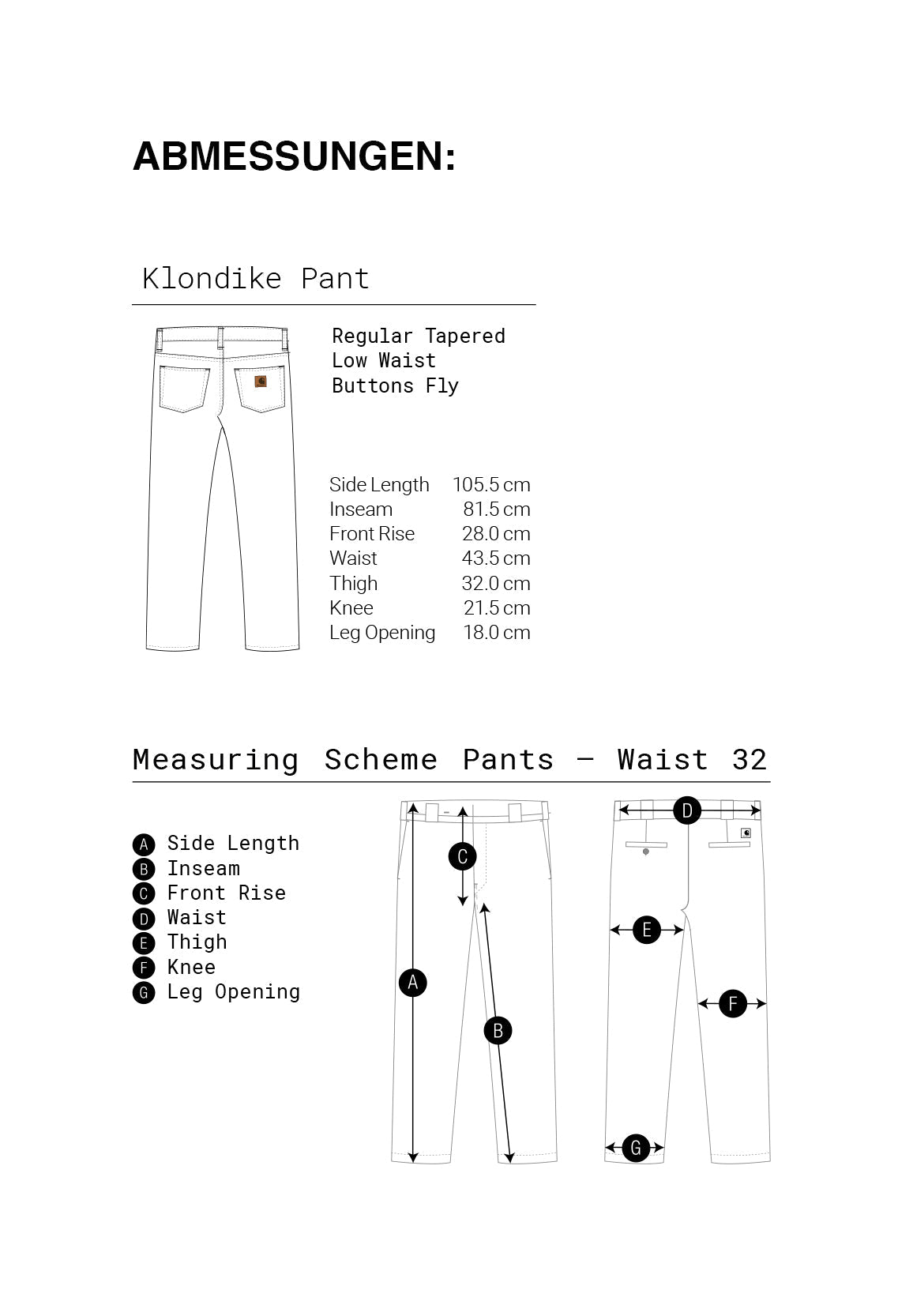 CARHARTT WIP-Klondike Pant - BACKYARD