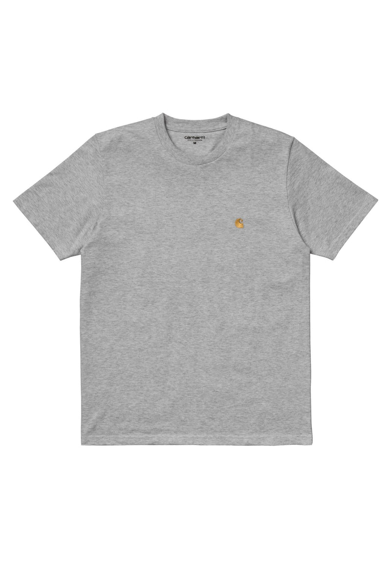 Heather WIP – BACKYARD T-Shirt, Carhartt Chase S/S Gold Grey