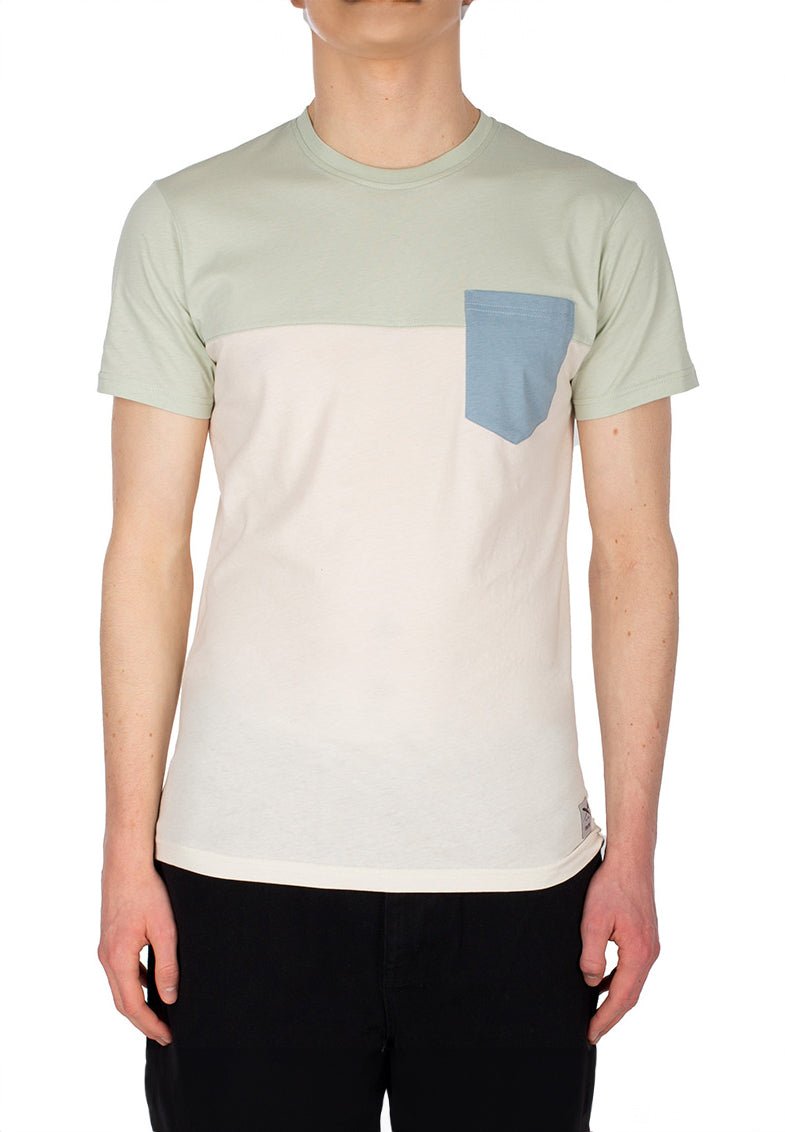 IRIEDAILY-Block Pocket Tee - BACKYARD