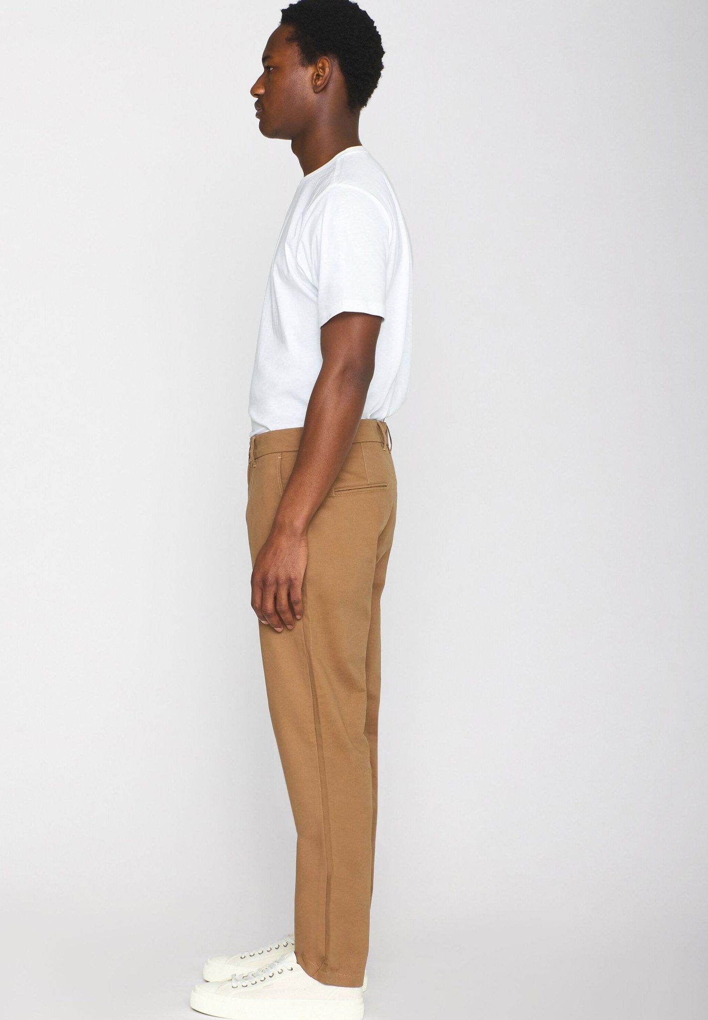 KNOWLEDGE COTTON-Chuck Regular Chino Twill Pants - BACKYARD