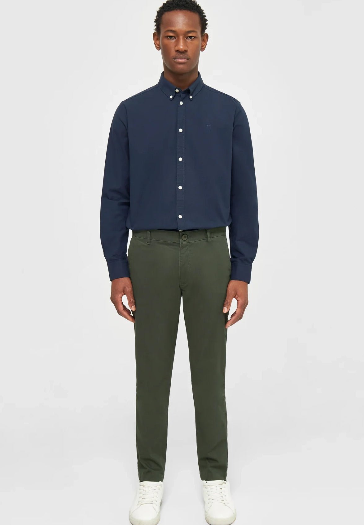 KNOWLEDGE COTTON-Luca Slim Twill Chino Pants - BACKYARD